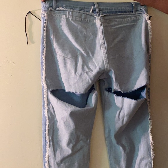 Light ripped stacked jeans - Picture 4 of 8